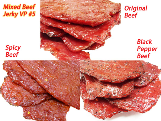 Mixed Flavors Beef Variety Pack (orig. 4oz /spicy 4oz / black pepper 4oz)