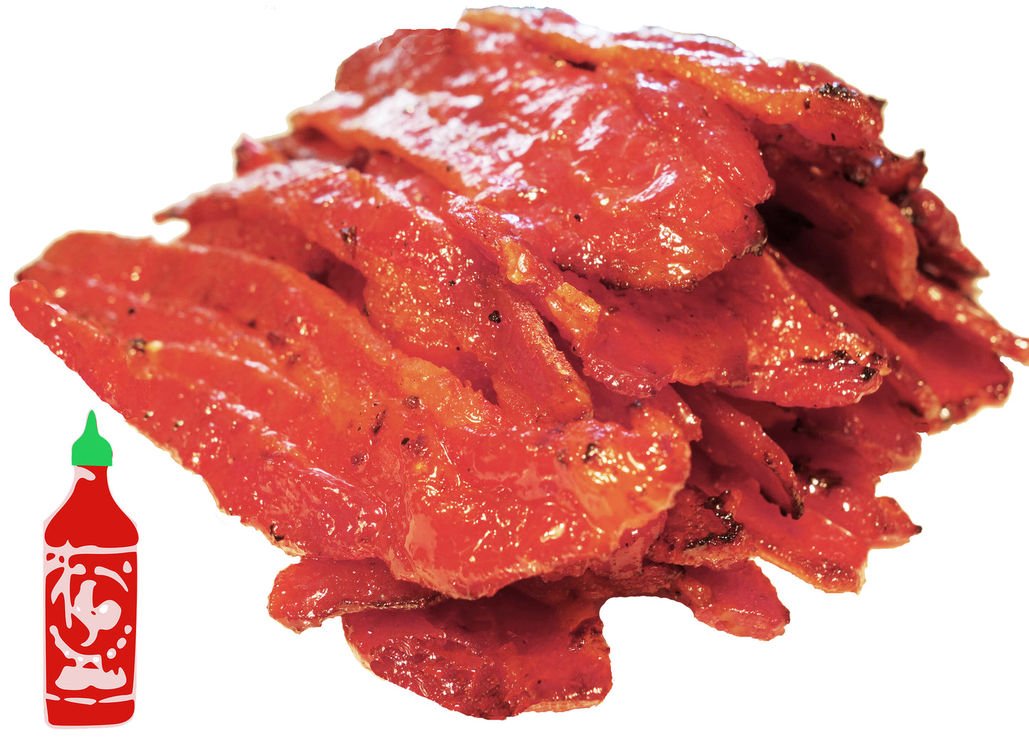 Cecina de tocino - picante Sriracha