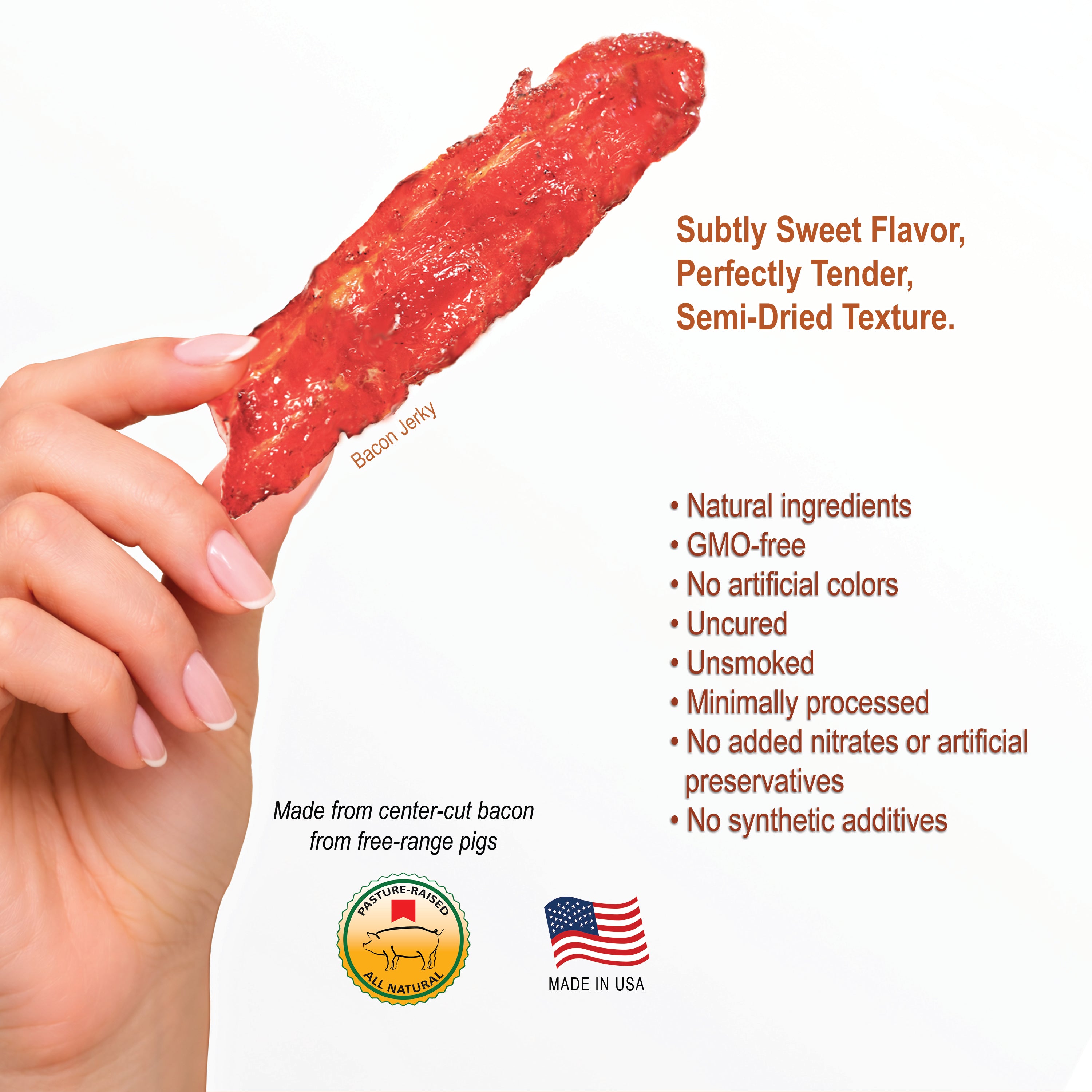 BACON - SPICY FLAVOR – Fragrant Jerky (USA) Singapore-Style Fire