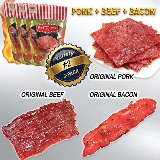 ORIGINAL FLAVOR - PORK+BEEF+BACON (4oz Each)